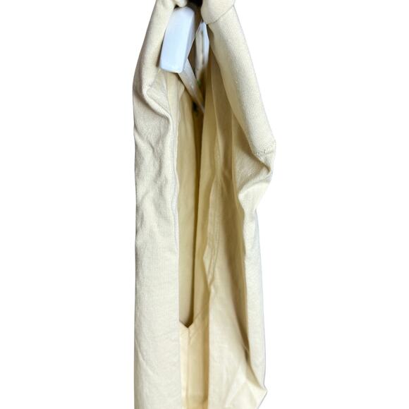 Sandrine Rose Oversized Shoulder Pad Crew Neck T-Shirt Sunflower Women Small NWT - Picture 7 of 9